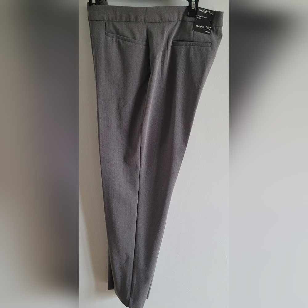 Women's ALFANI Straight Leg Comfort Waist Pants Size 14S